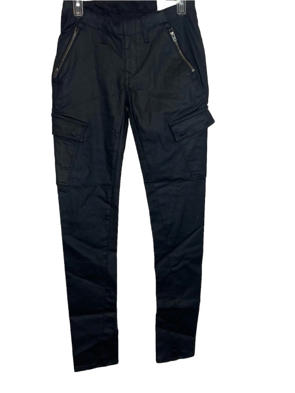 rag & bone Black Skinny Cargo Jeans